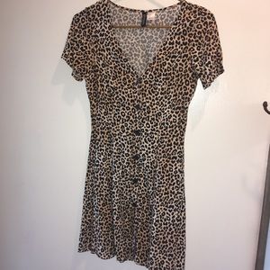 Animal print dress